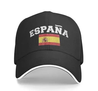 Espana Flag of Spain Spanish Denim Hats Baseball Caps