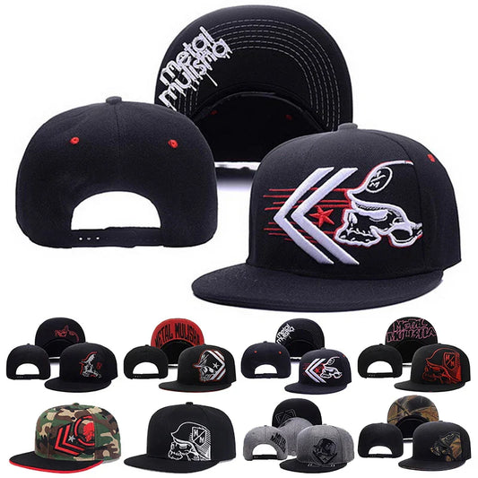 Unisex Skeleton Embroidery Baseball Cap
