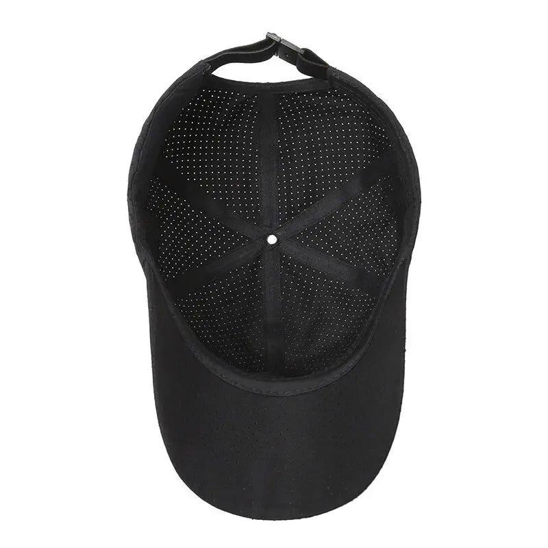 Summer Small Leather Label Quick-dry Baseball Cap