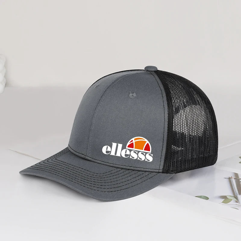 Breathable Mesh Baseball Hat With Ellessss Print