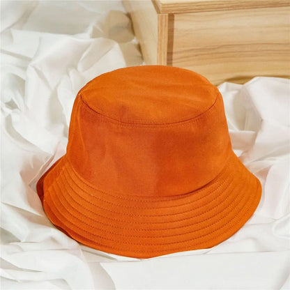 Cotton Summer Foldable Bucket Hat Unisex Women