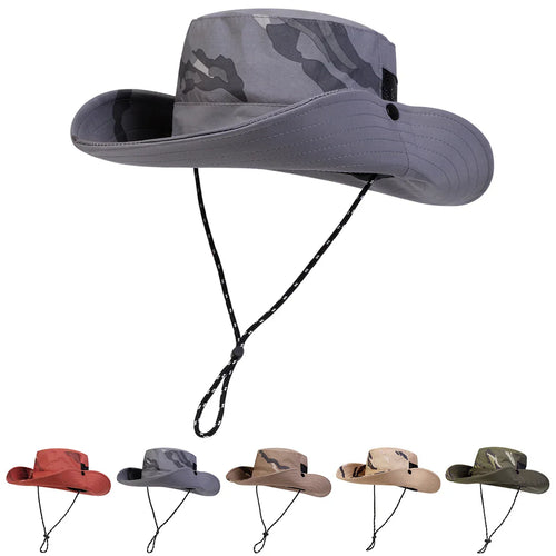 Unisex Camouflage Rainproof Cloth Bucket Hat