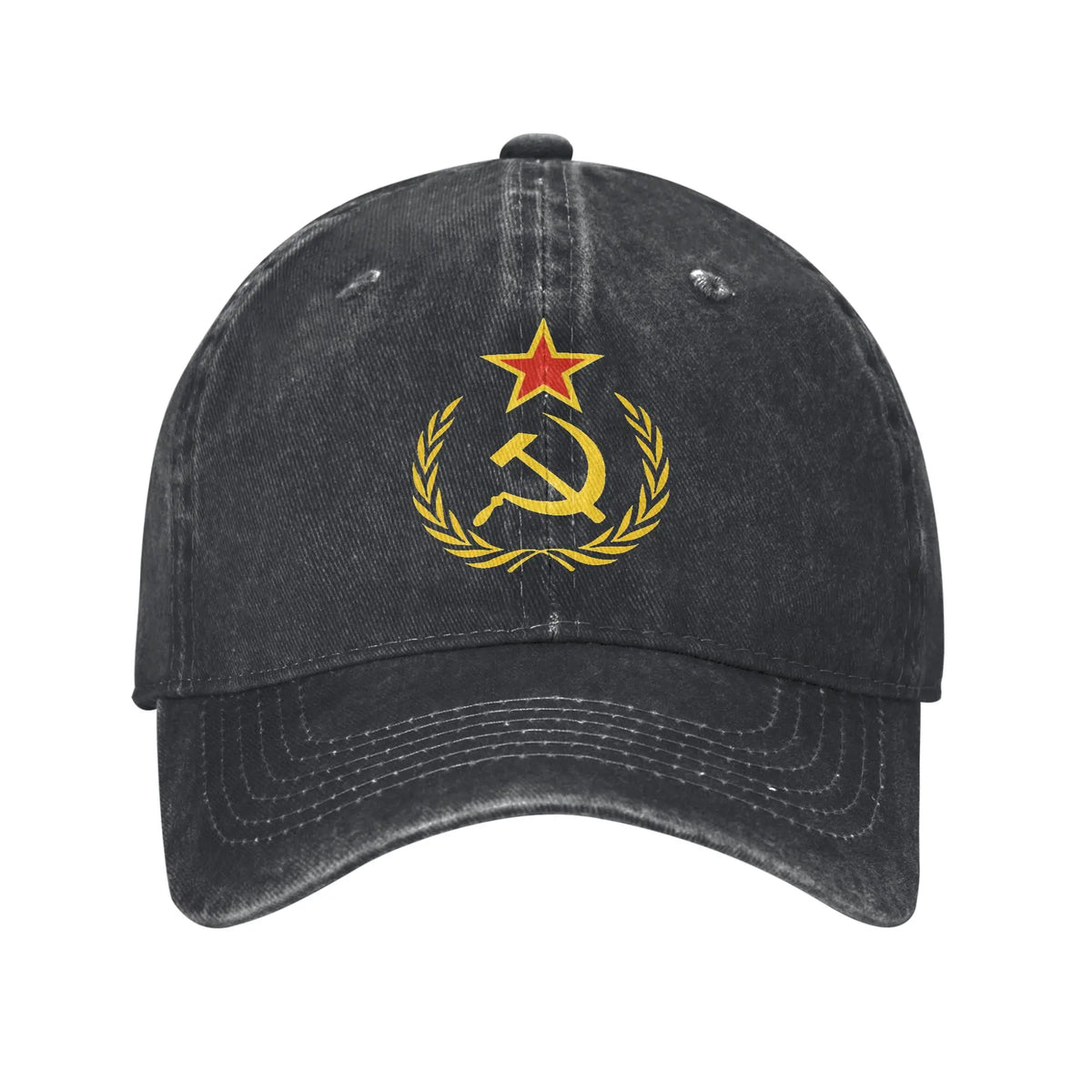 CCCP Soviet Hammer And Sickle Star Marxist Casual Baseball Cap