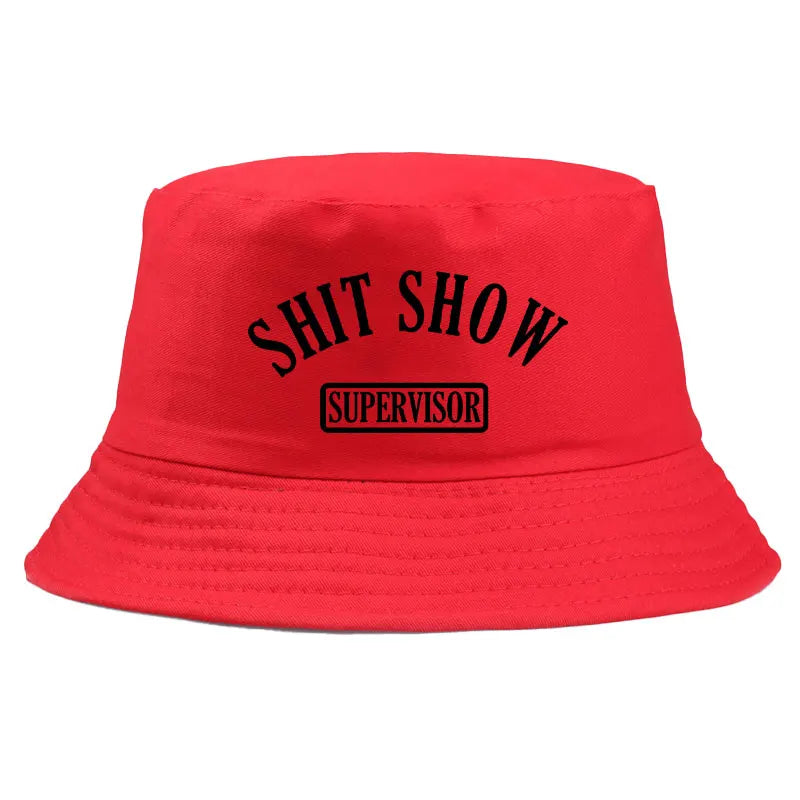 Shit Show Print Reversible Bucket Hat