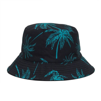 Big Head Size Bucket Hat Male Reversible Hawaii Korean Spring Hats