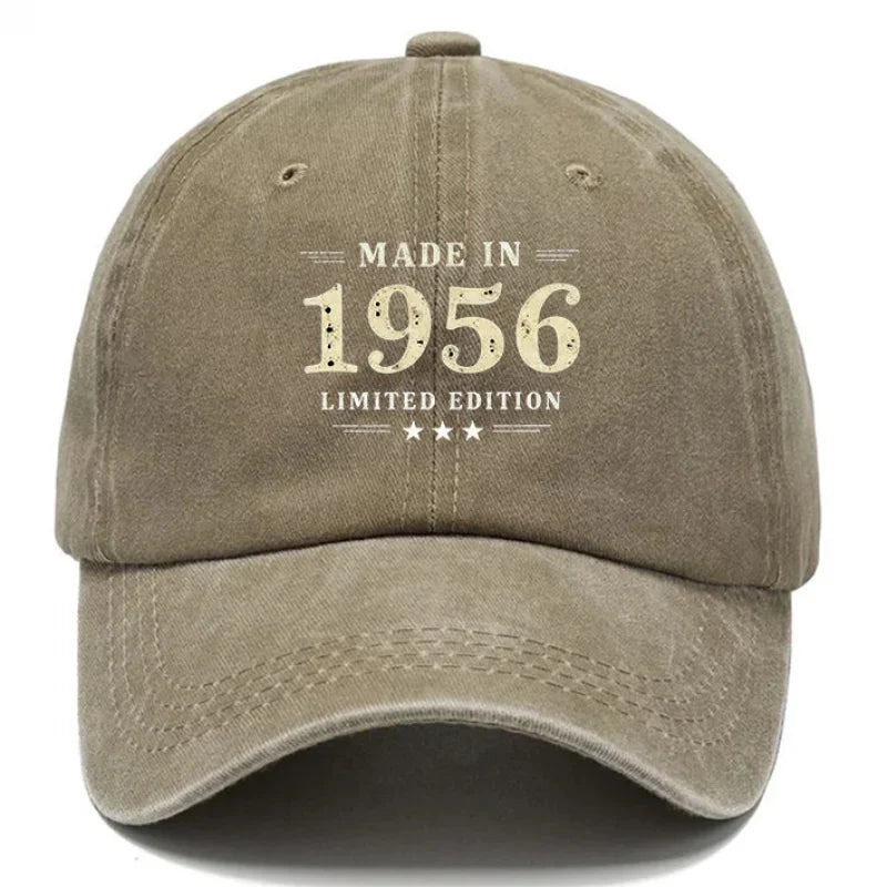 A Vintage-Style 1956 Printed Hat Baseball Cap