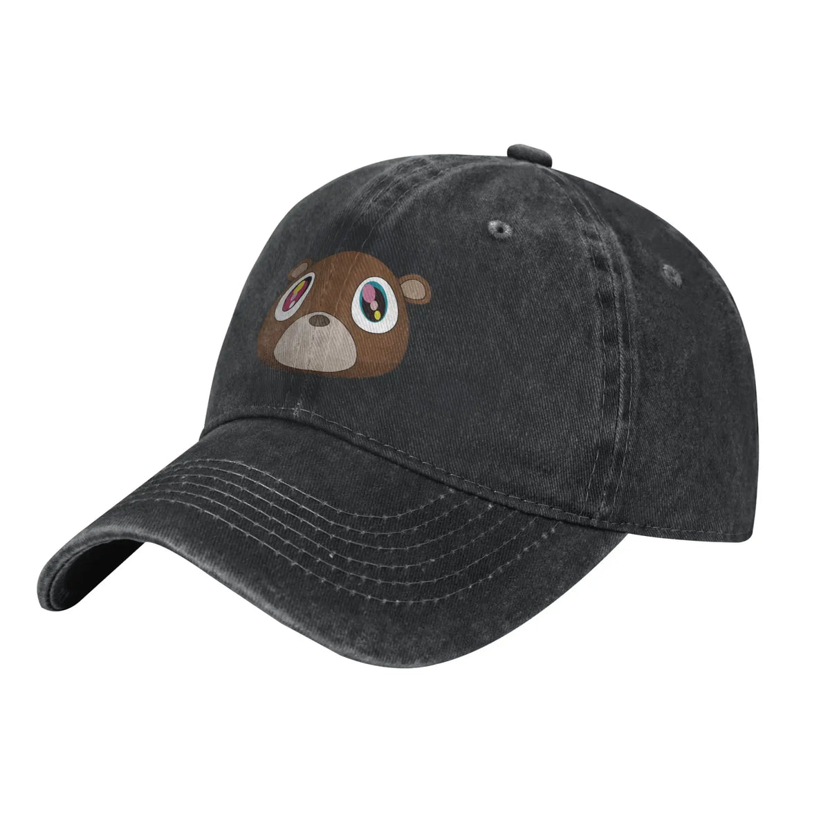 Graduation Bear Rapper Baseball Caps