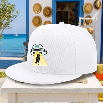 A Versatile Casual Alien Cat Scratch Black Cat Baseball Cap