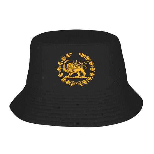 Lion And Sun Emblem of Persia Iran Bucket Hat