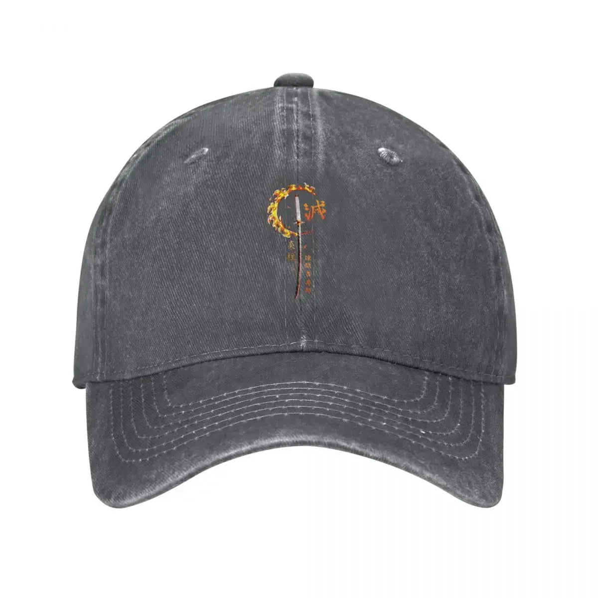 Demon Sword Blade of Fire flame Baseball Cap