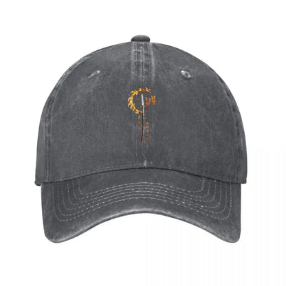 Demon Sword Blade of Fire flame Baseball Cap
