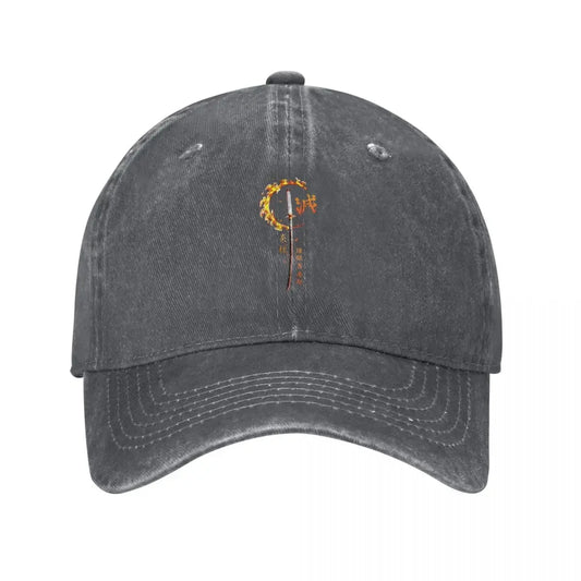 Demon Sword Blade of Fire flame Baseball Cap