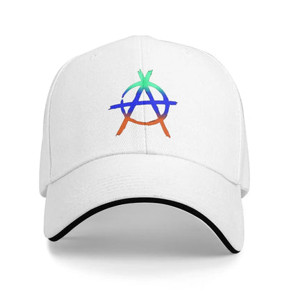 Unisex Baseball Hats Anarchy Logo Outdoor Streetwear Summer Sports Baseball Caps