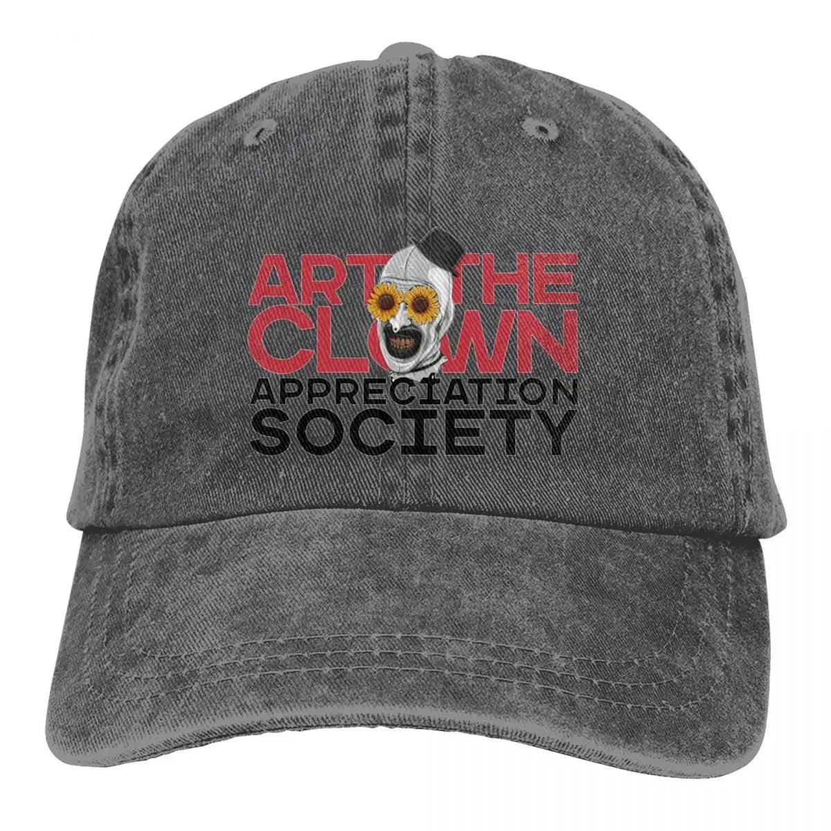 Vintage Terrifier 2 Art The Clown Appreciation Society Baseball Cap