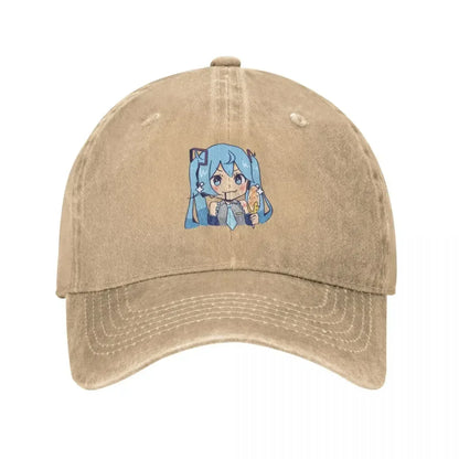 Miku Elote Baseball Cap Derby Hat New In The