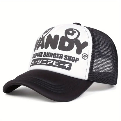 VANDY Japanese Printed Men's Mesh Cap Baseball Cap Hip-Hop Cap Women's