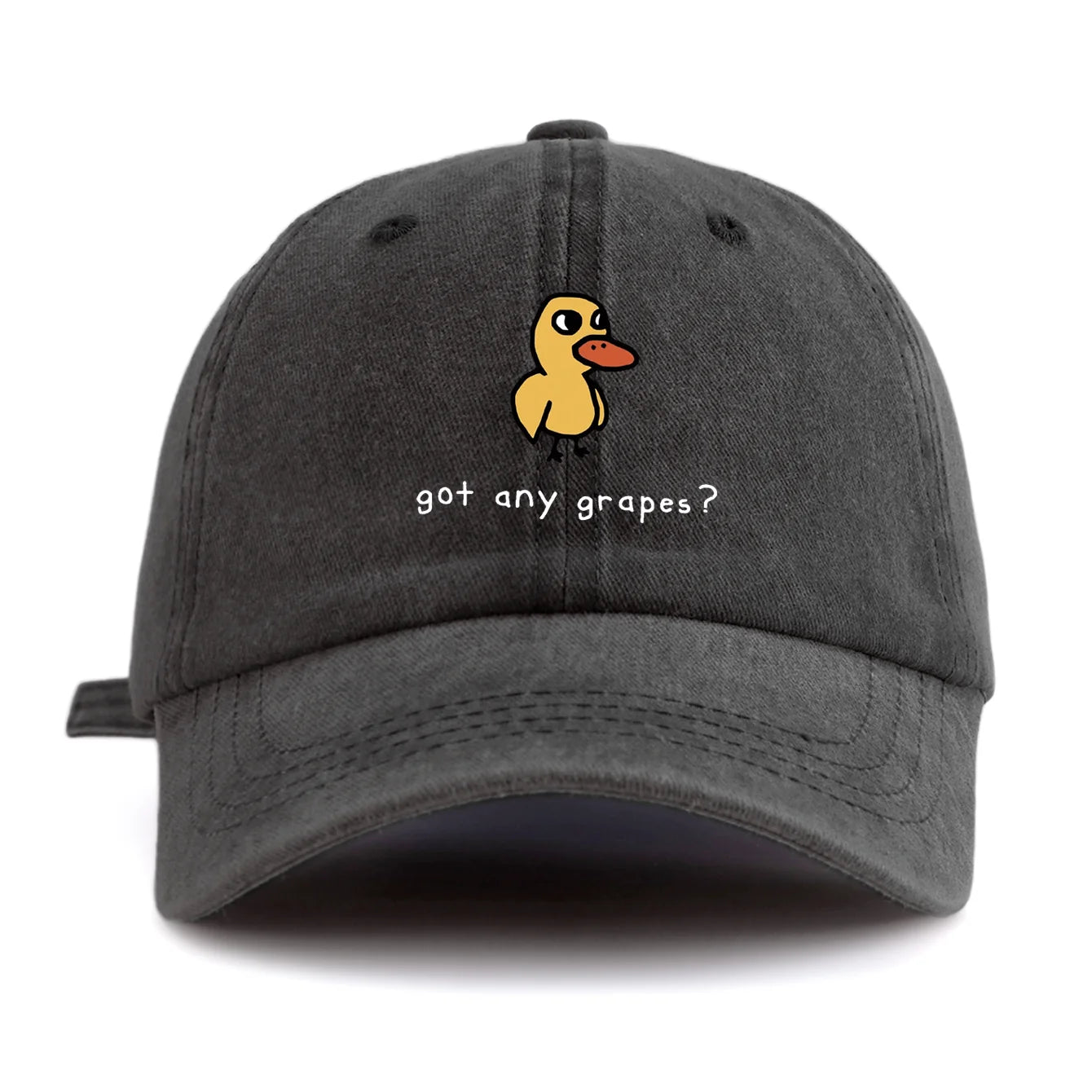 GOT ANY GRAPES Print Washed Baseball Cap For Adults
