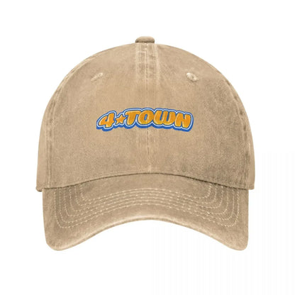 4 TOWN Turning Red Baseball Cap