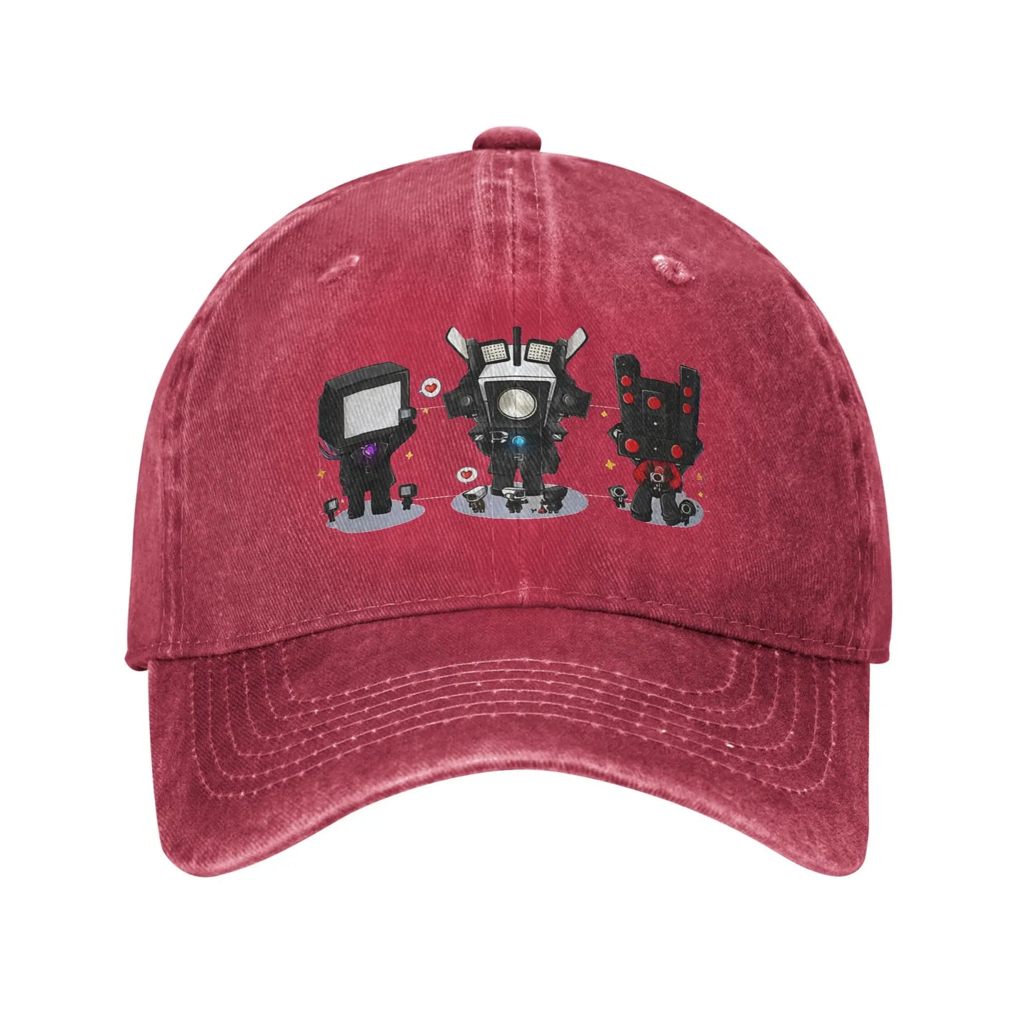 Skibidi Toilet Chibi Casual Baseball Cap