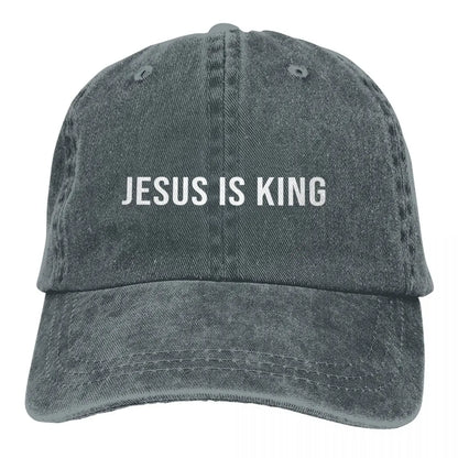 King Baseball Cap Visor Protection Snapback Jesus God Cross Caps