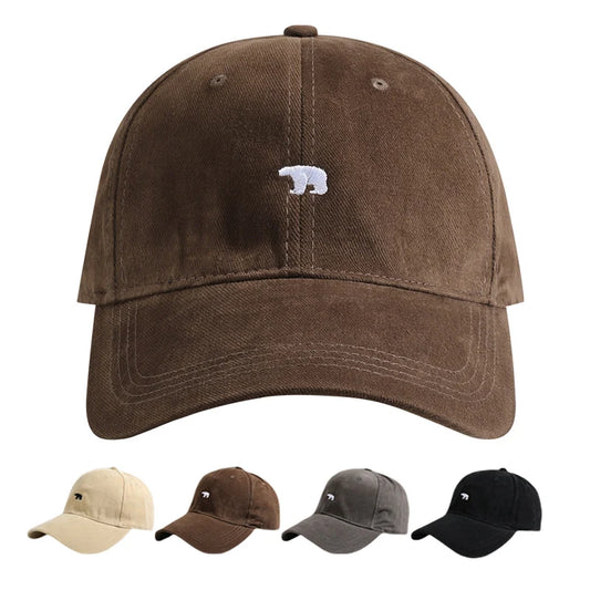 Spring Summer Baseball Cap For Women And Men Polar Bear