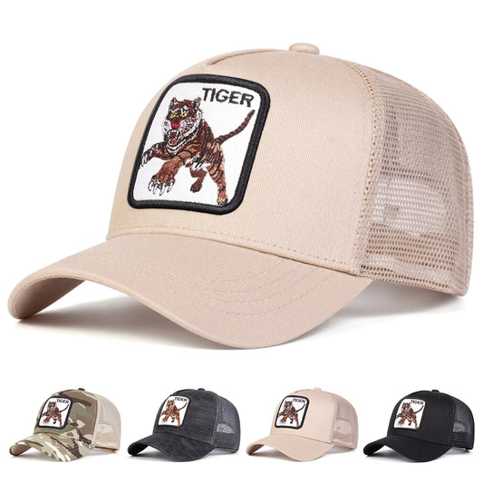 Unisex TIGER Embroidery Baseball Cap