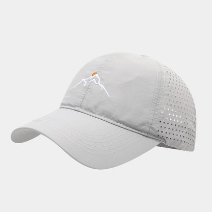 New Sunrise Mountain Peak Sun Embroidered Hat Baseball Cap