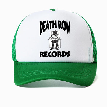 Funny Golf Hat Death Row Records White Baseball Cap
