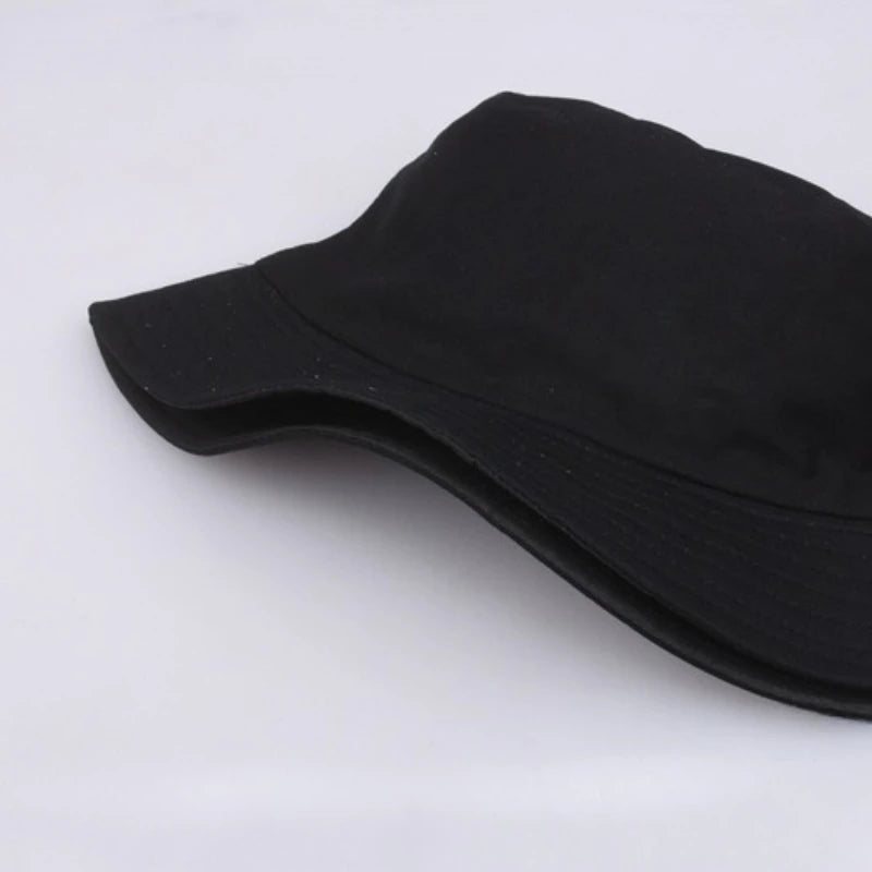 Wide Brim Sun Protection Adjustable Red Cloud Print Cotton Bucket Hat