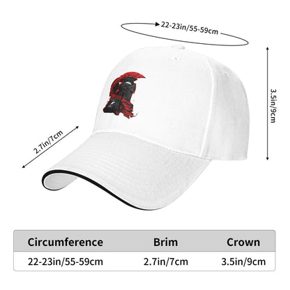 Casual Baseball Cap Spartan Helmet