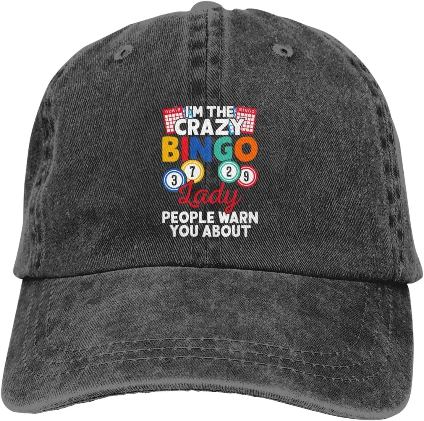 Crazy Bingo People Baseball Cap