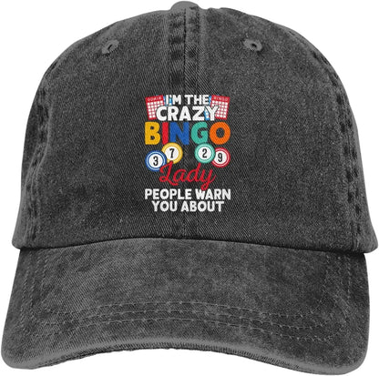 Crazy Bingo People Baseball Cap