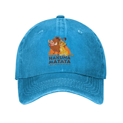 The Lion King Hakuna Matata Simba Timon Pumbaa Summer Hip Hop Hats Baseball Cap