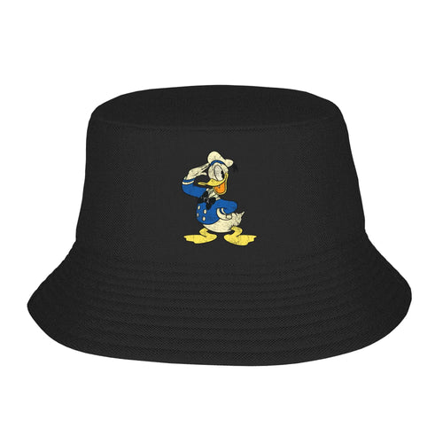 Teen Bucket Hat Donald Duck Spring Headwear UV Protection Outdoor
