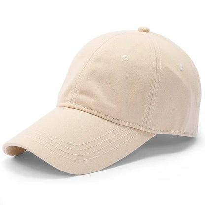 Baseball Caps For Men Solid Color Plus