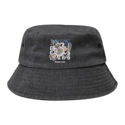 Thousand Sunny One Piece Flag Cartoon Bucket Hat