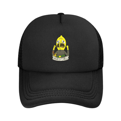 Adult Cartoon Lemongrab Trucker Cap Mesh Baseball Caps