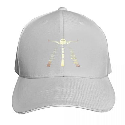 Airplane Airstrip Phonetic Alphabet Cap Baseball Caps