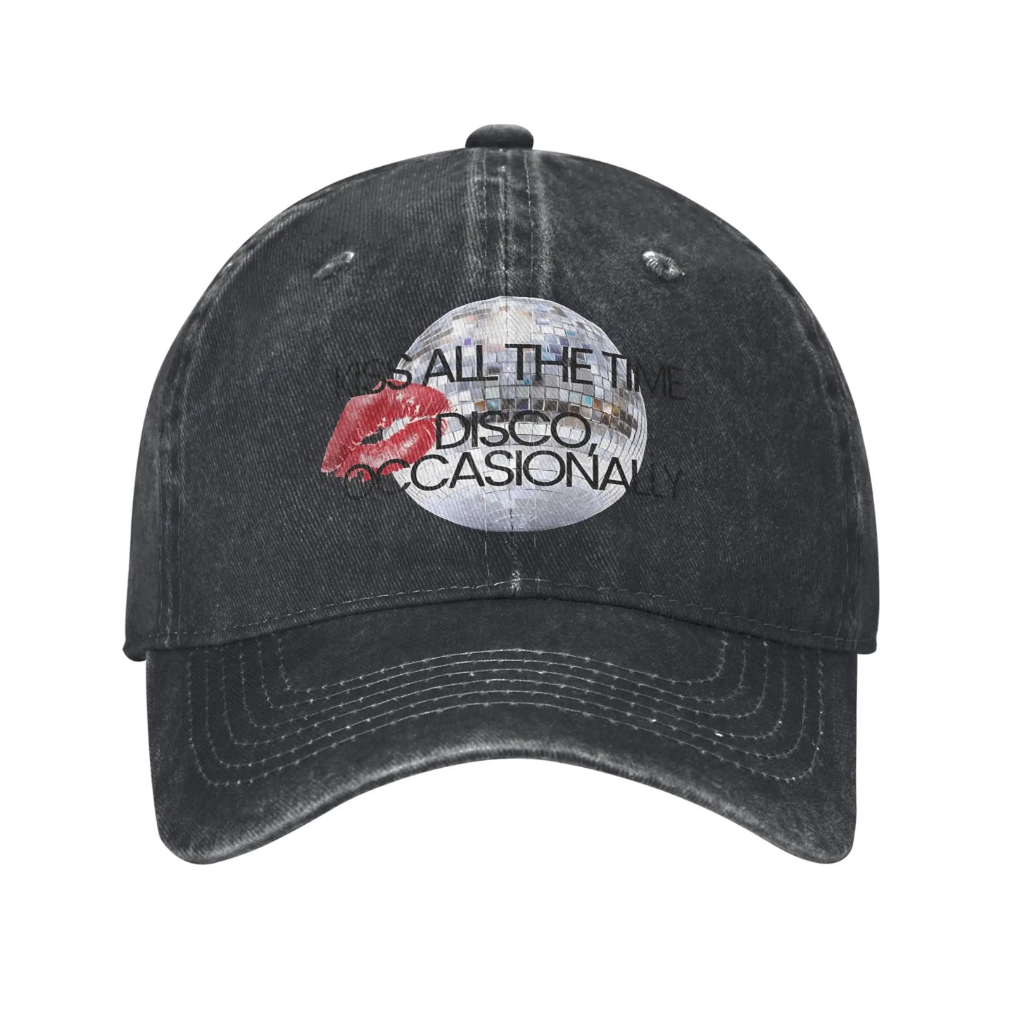 H-Harry S-Styles Kiss All The Time Washed Baseball Cap