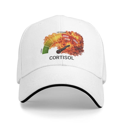 Low Cortisol Levels V Baseball Caps