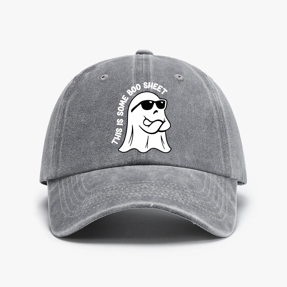 This Is Some Boo Sheet Prints Halloween Baseball Cap
