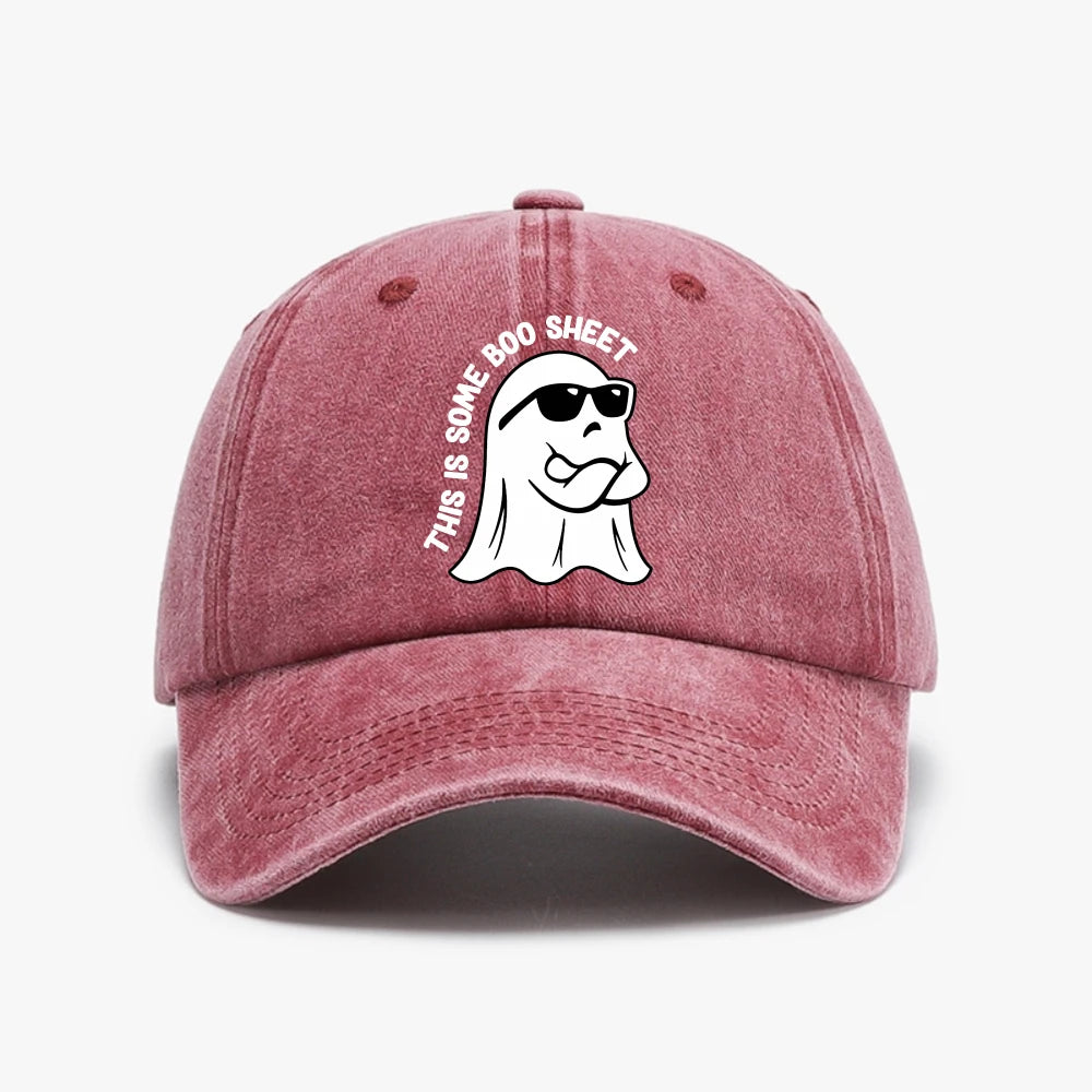 This Is Some Boo Sheet Prints Halloween Baseball Cap