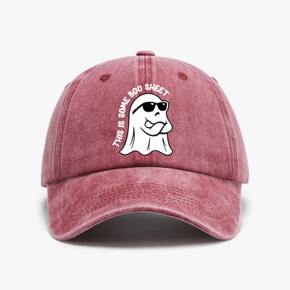 This Is Some Boo Sheet Prints Halloween Baseball Cap