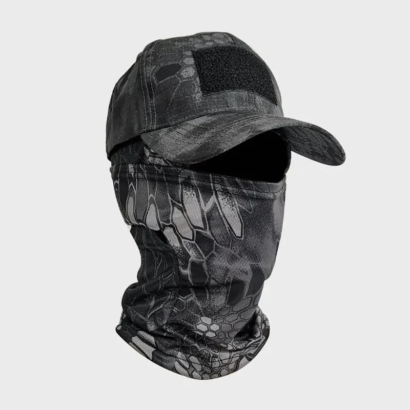 Camo Baseball Caps Camouflage Balaclava Hat Outdoor Fishing Hiking Hunting