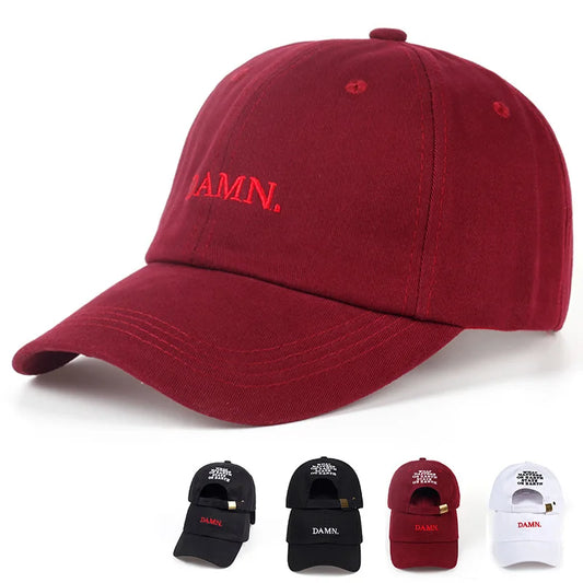 Luxury New Unisex DAMN Embroidery Baseball Caps Man Woman