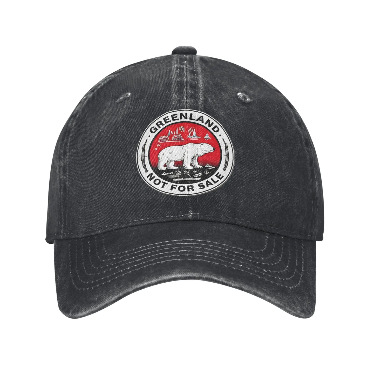 Greenland Is Not For Sale Baseball Cap Merch For Men Women