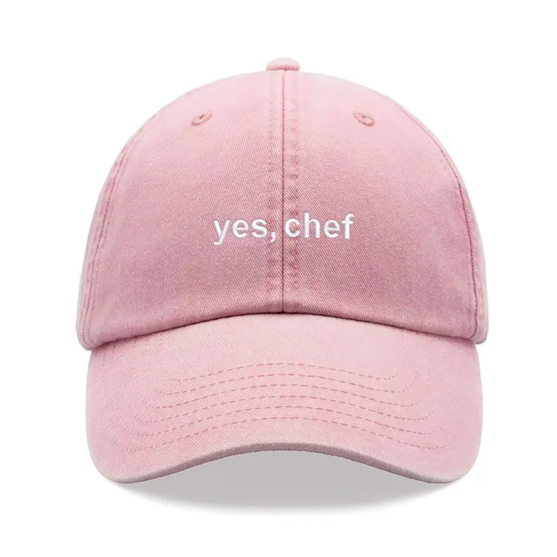 "yes, Chef" Printing Baseball Cap