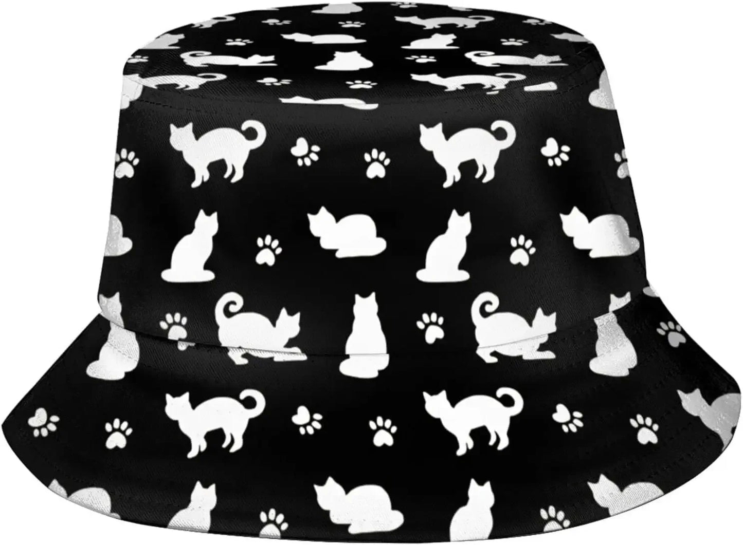 Cute Cat Fisherman Cap Hip Hop Gorras Summer Unisex Cartoon Cat