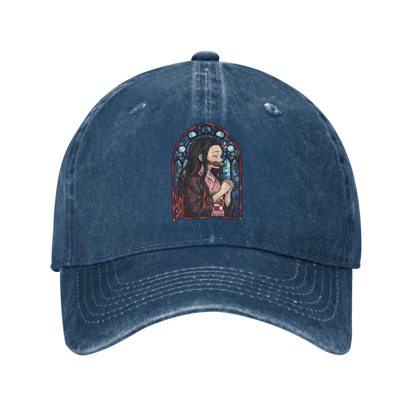 Pure Color Dad Hats Nezuko Kamado Baseball Caps Demon Slayer