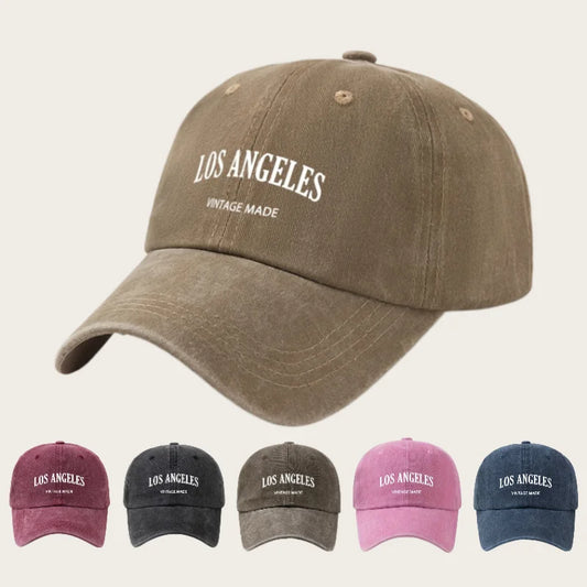 "Los Angeles" Vintage Printed Baseball Cap